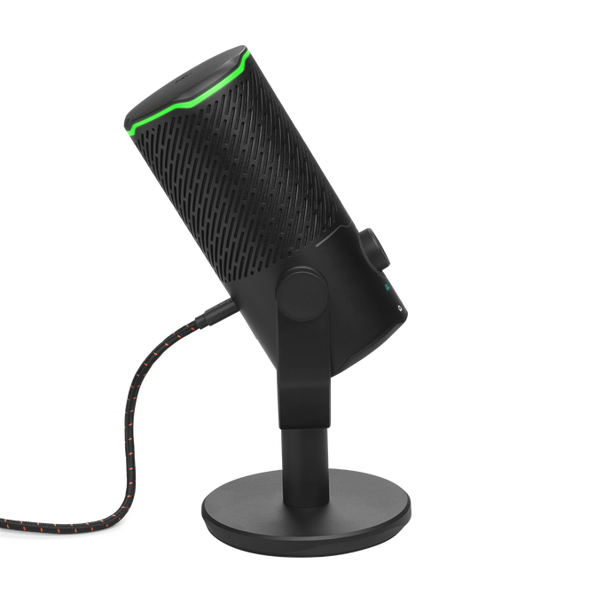 JBL Quantum Stream Studio - Chrome - Quad pattern premium USB microphone for streaming, recording and gaming - Right image number null